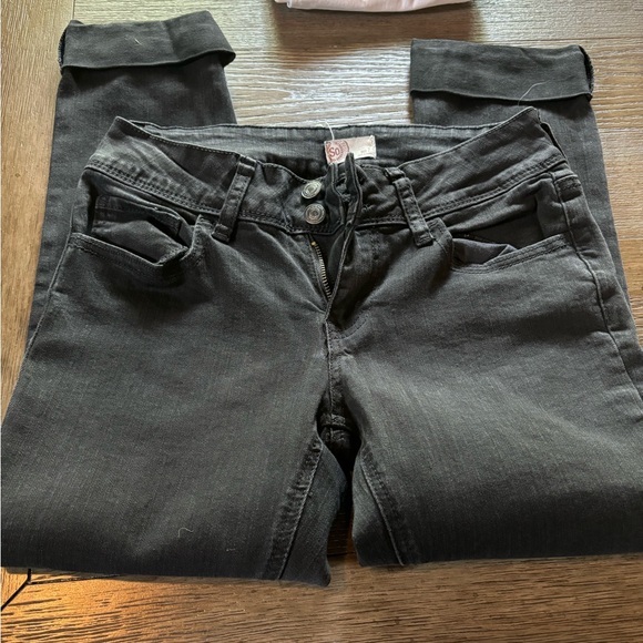 Black cropped jeans - Picture 1 of 2